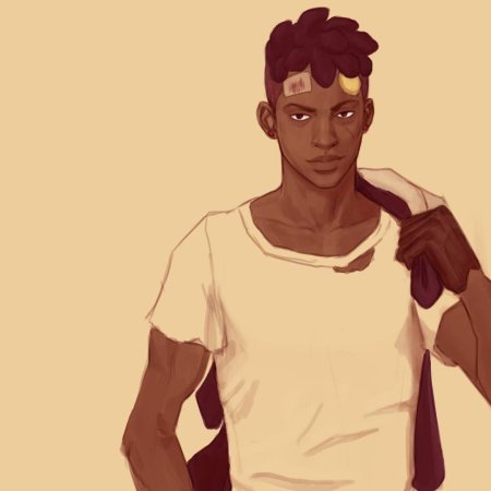 Смуглый мужчина арт