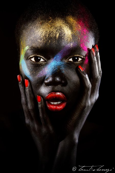 Картина негритянская женщина