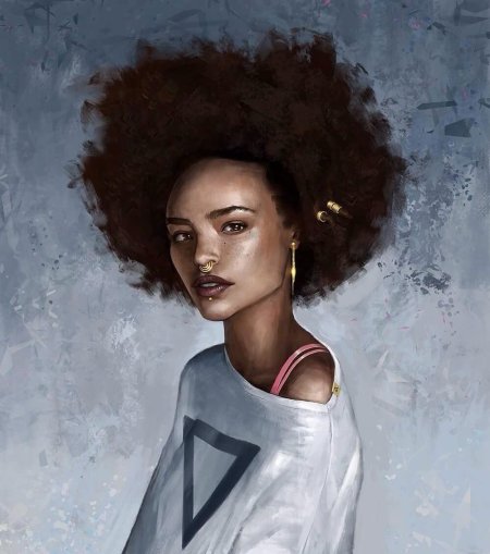 Девушка темнокожая