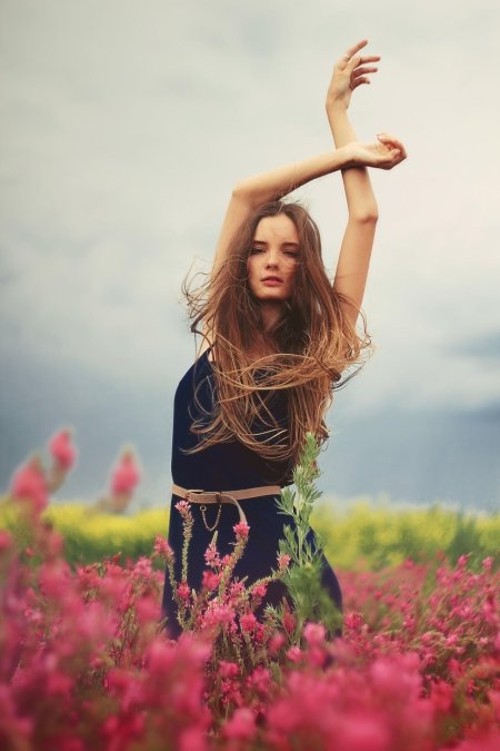 Стильные фотосессии на природе