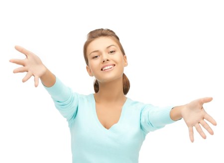 Счастливая девушка