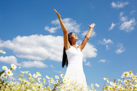 Счастливая женщина