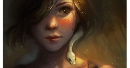 Девушка арт