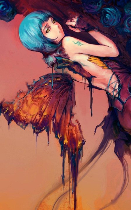 Красивые арты аниме девушек