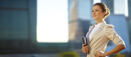 Уверенная девушка