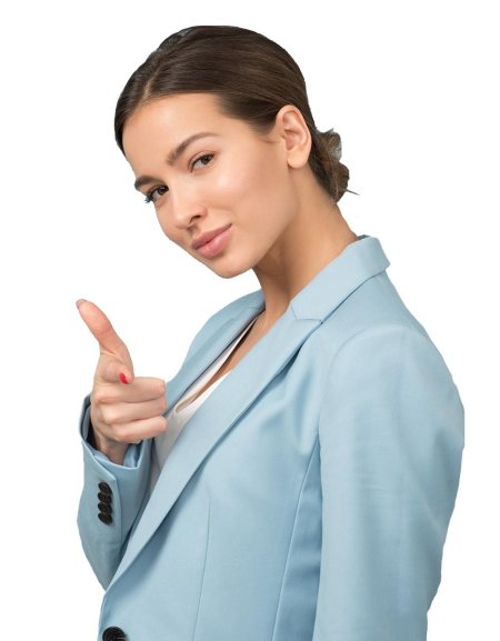 Уверенная женщина