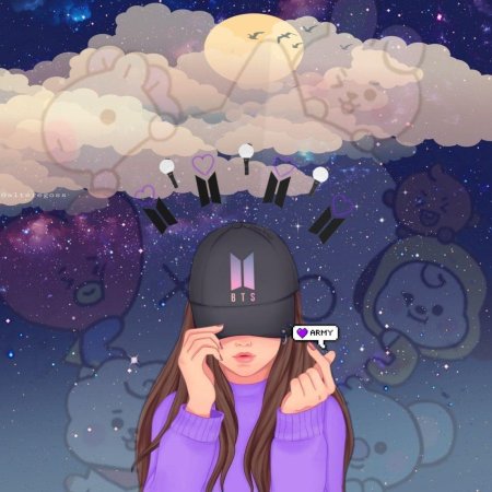 Девочка арми бтс