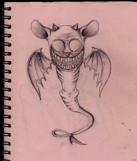 Рисунки карандашом страшные