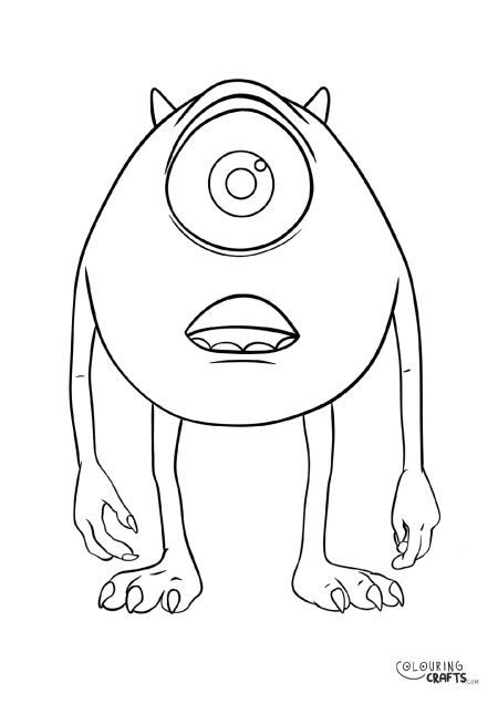 Майк вазовский раскраска