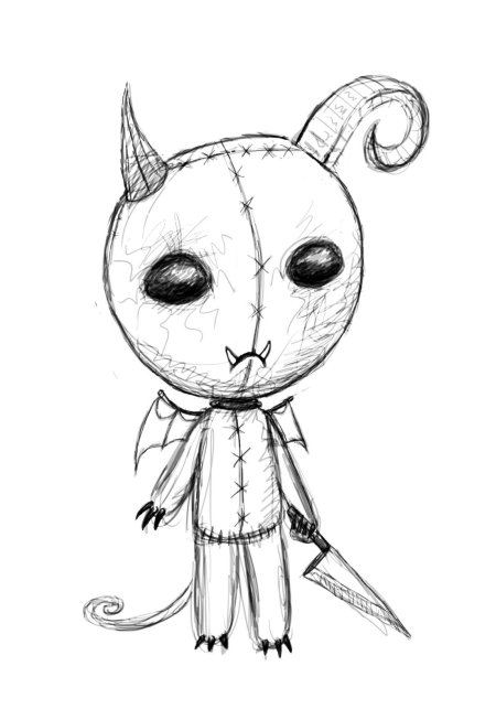 Монстрики для срисовки