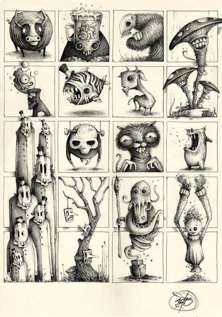 Paride bertolin иллюстрации