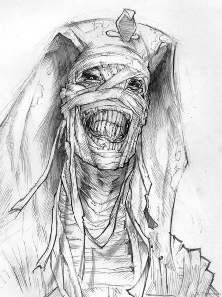 Страшные рисунки