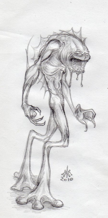 Рисунки монстров карандашом