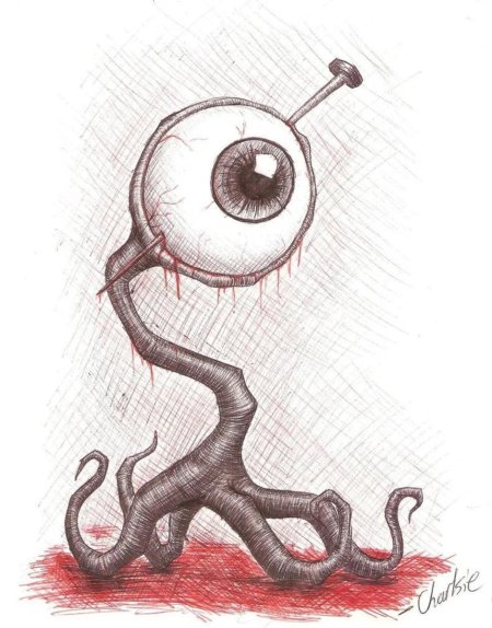 Страшные рисунки