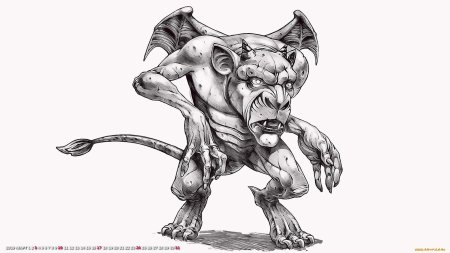 Рисунки монстров карандашом