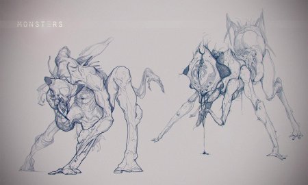Скетчи монстров