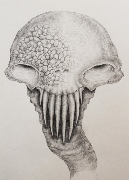 Рисунки карандашом монстры