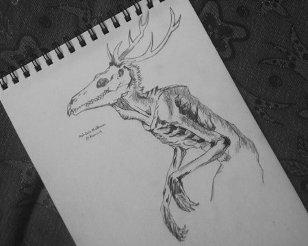 Монстр карандашом