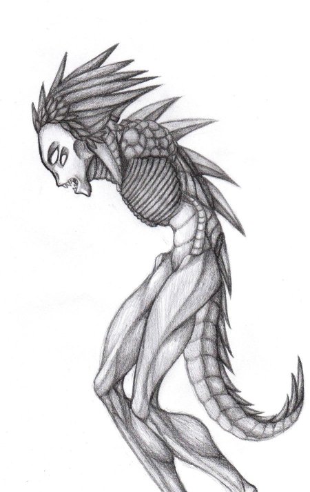 Рисунки монстров карандашом