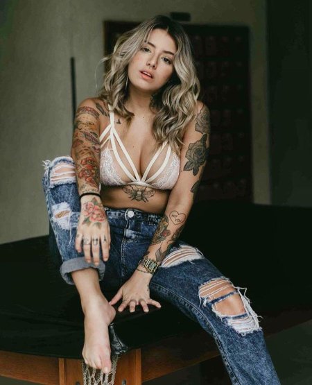 Татуированные модели