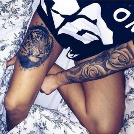 Девушки с татуировками