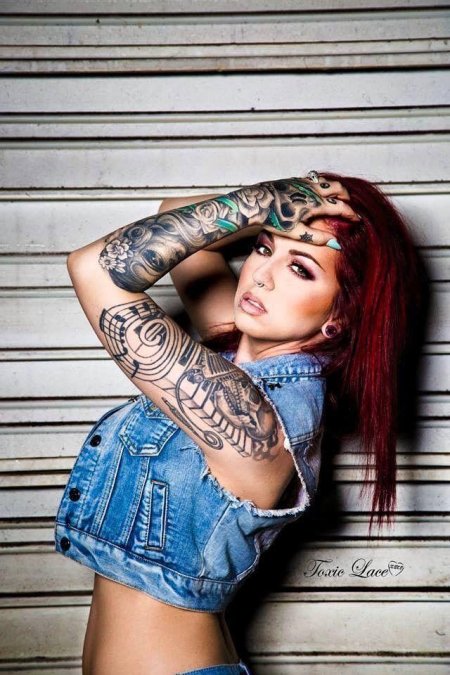 Джесси иванна татуированная модель