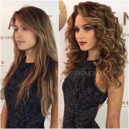 Укладка длинные волосы