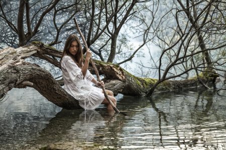 Фотосессия возле реки