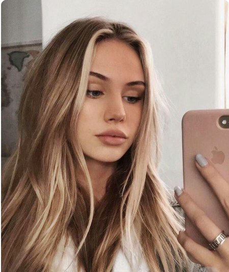 Русые волосы светло