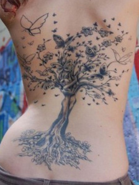 Тату дерево