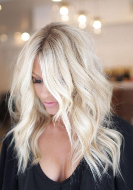 Балаяж тотал блонд