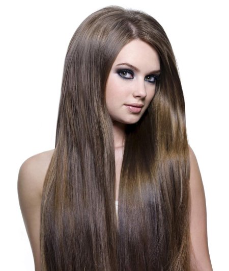 Длинные густые волосы