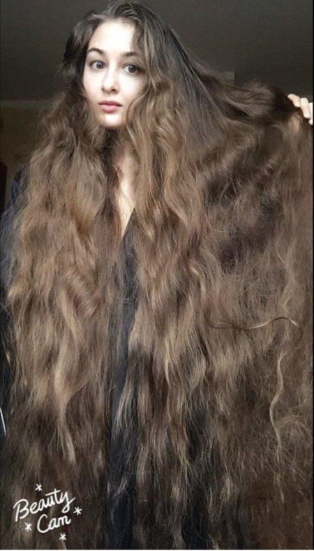 Длинные пышные волосы