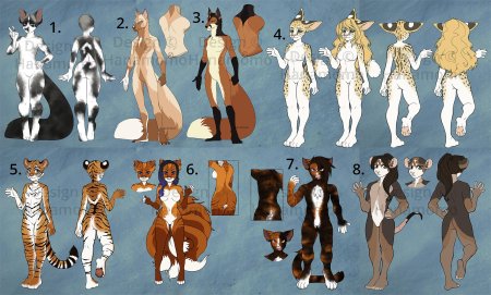 Персонажи фурри