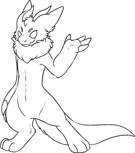 Фурри раскраска