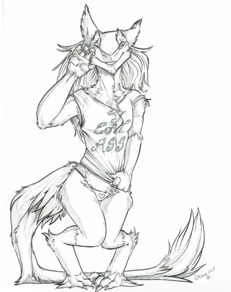 Фурри раскраска