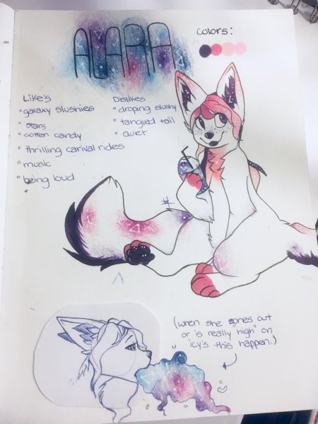 Скетчбук фурри