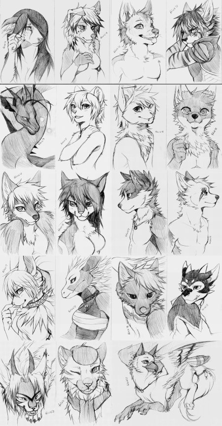 Стиль рисования фурри