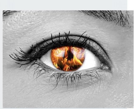 Глаза огонь