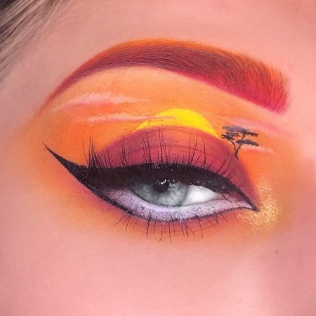 Необычный макияж