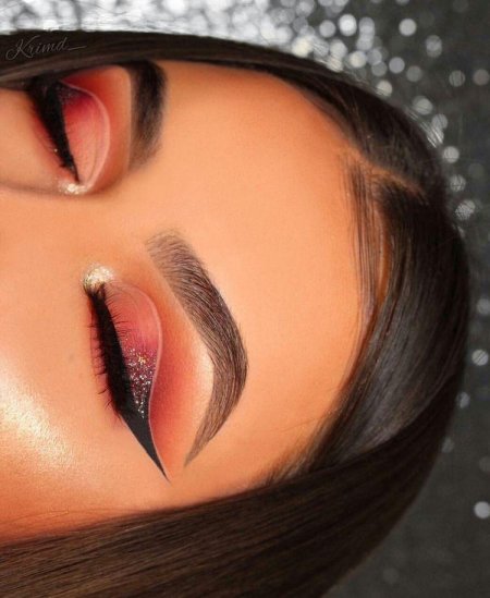 Макияж глаз красивый