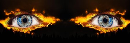 Глаза огонь