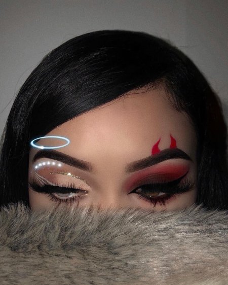 Макияж хэллоуин