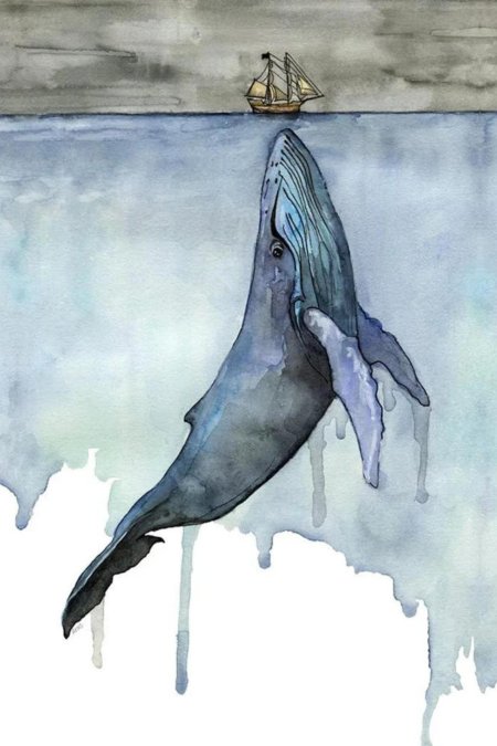 Картина с китом