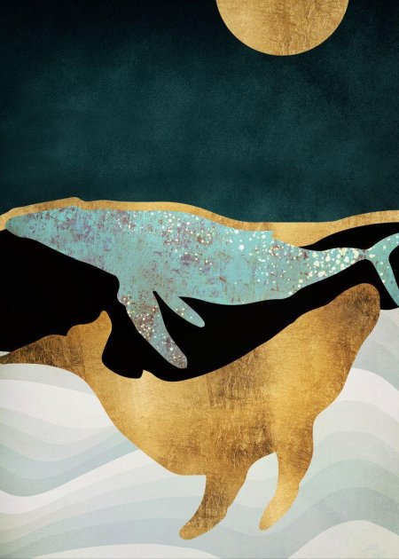 Кит живопись