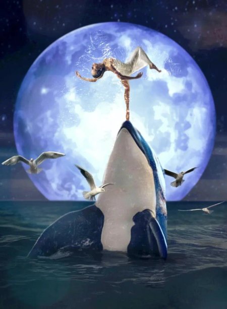 Девушка и кит