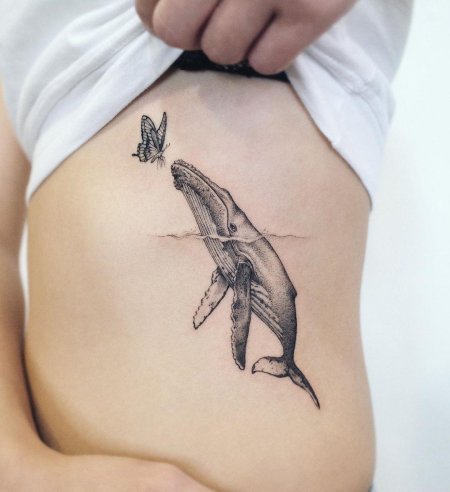 Кит тату дотворк