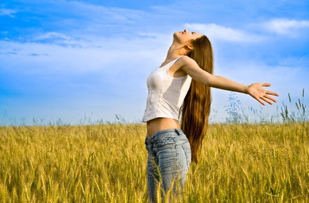 Счастливая женщина