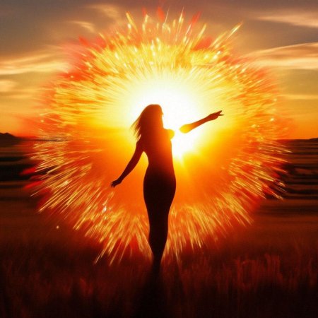 Солнце яркое