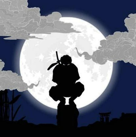 Самурай под луной